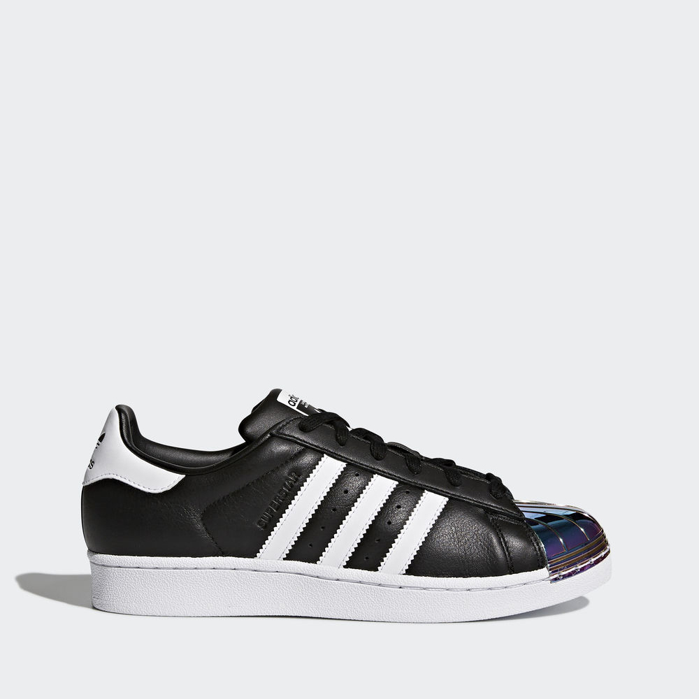 Adidas Superstar Metal Toe - Originals γυναικεια - Μαυρα/Ασπρα,Μέγεθος: EU 36 – 54 2/3 (416EGBZI)